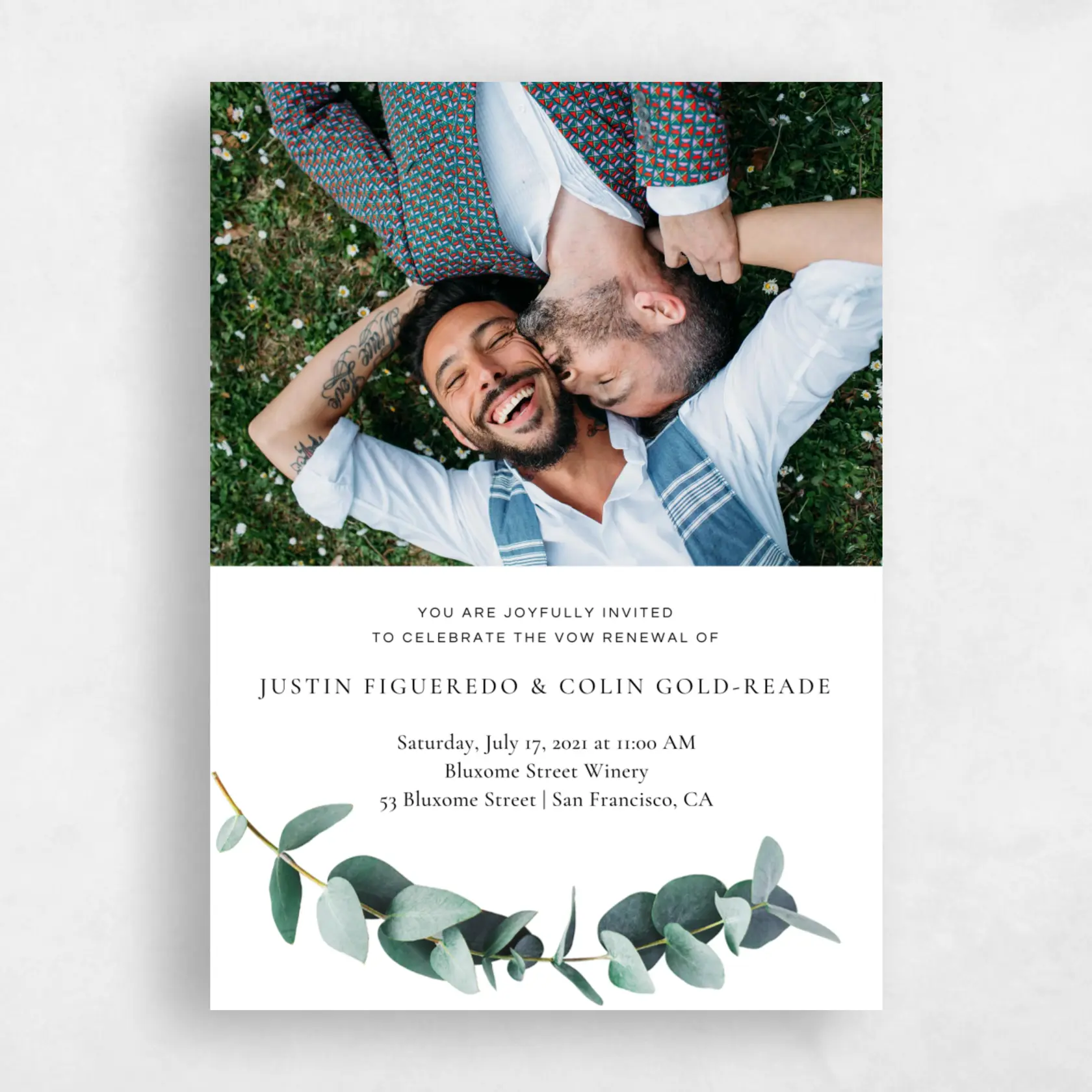 Invitation - Galata Vow Renewal preview