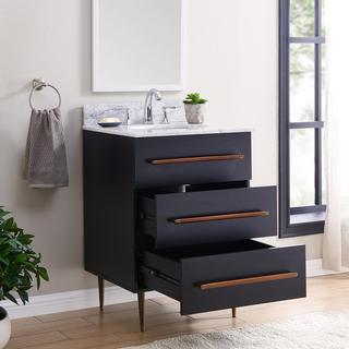 Yatesling Italian Marble Bath Vanity Sink
