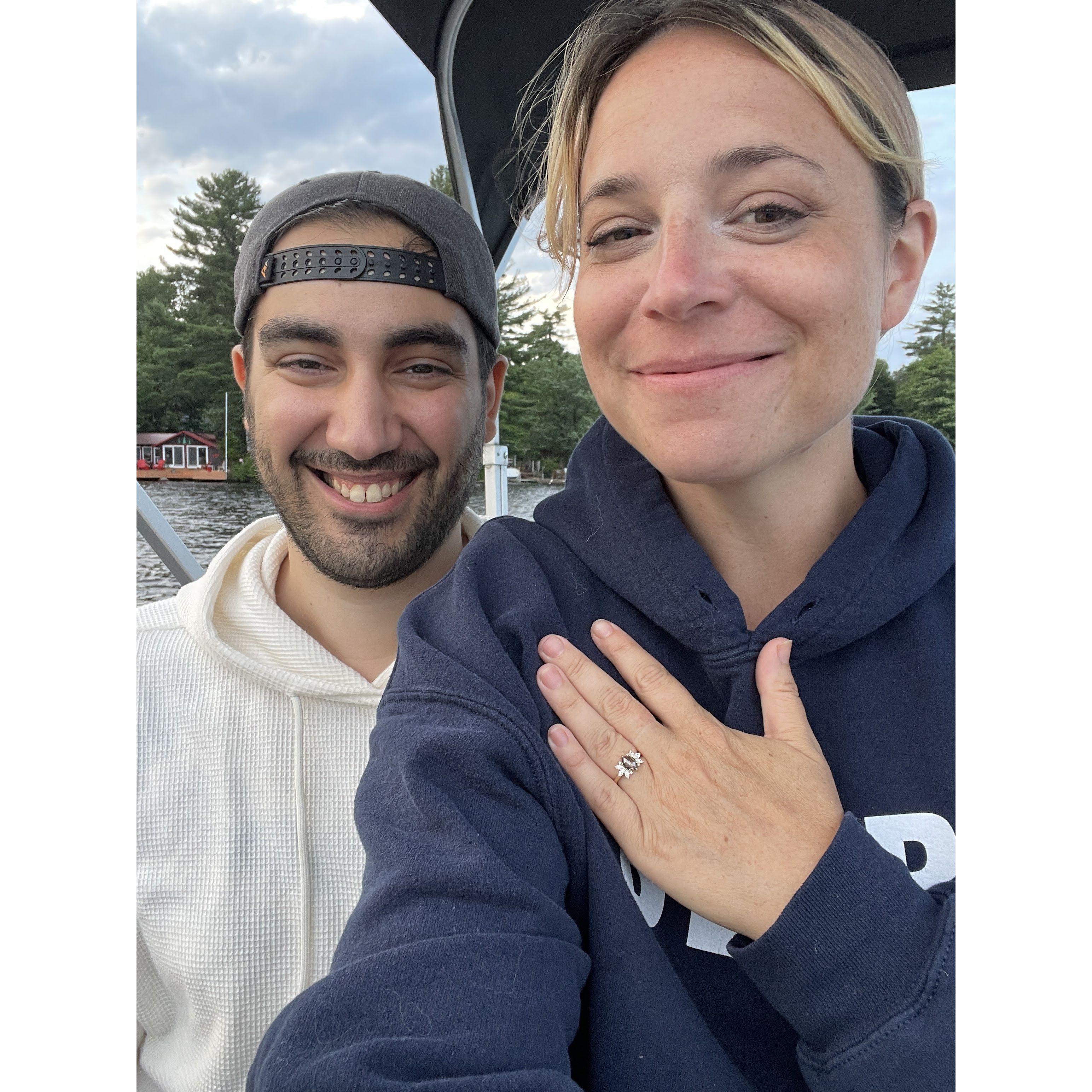 When Adam proposed! July 3rd 2024