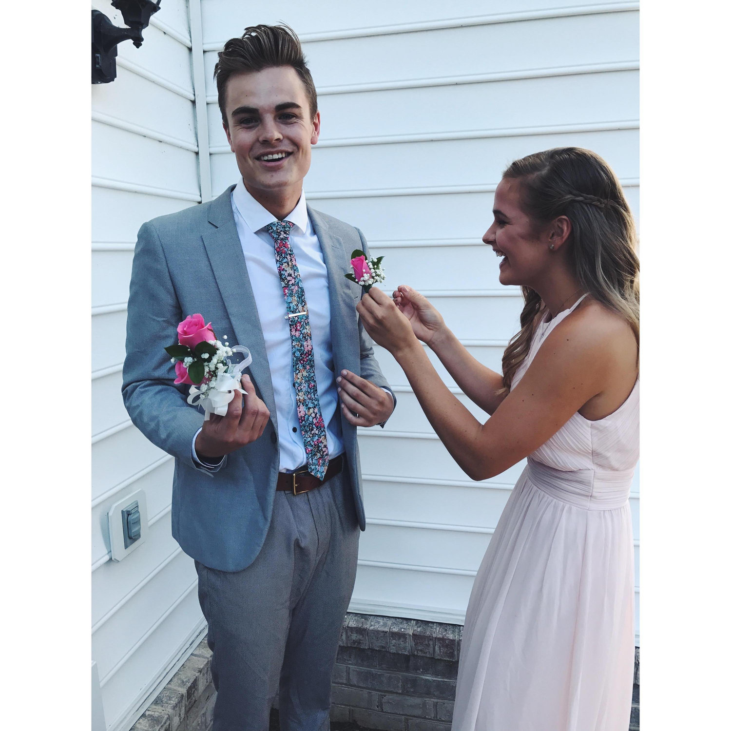 My senior prom 2017 - the night he asked me out.