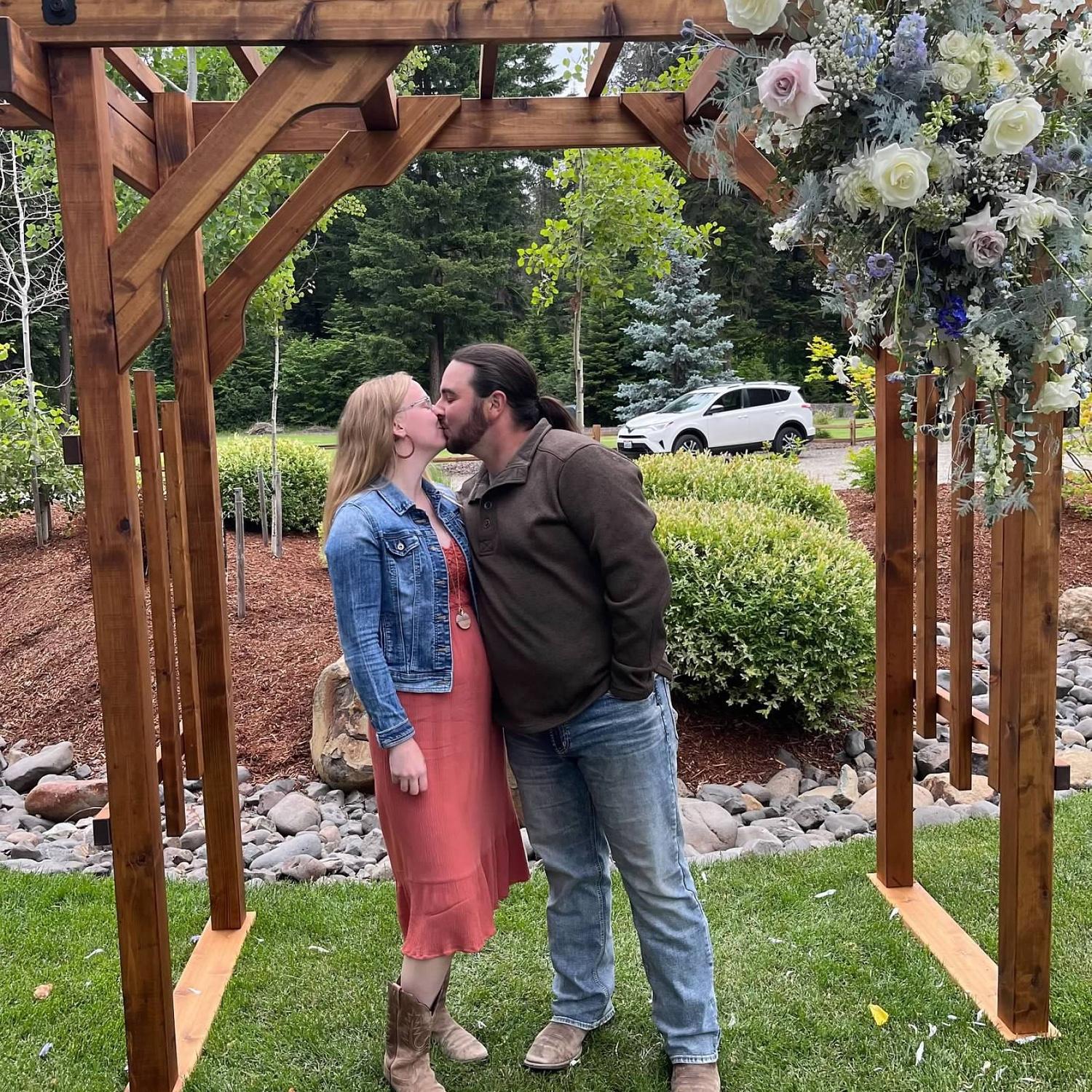 Weddings seem to be a staple of our relationship; we've attended several from the "first date" to now. What can we say, we love love!