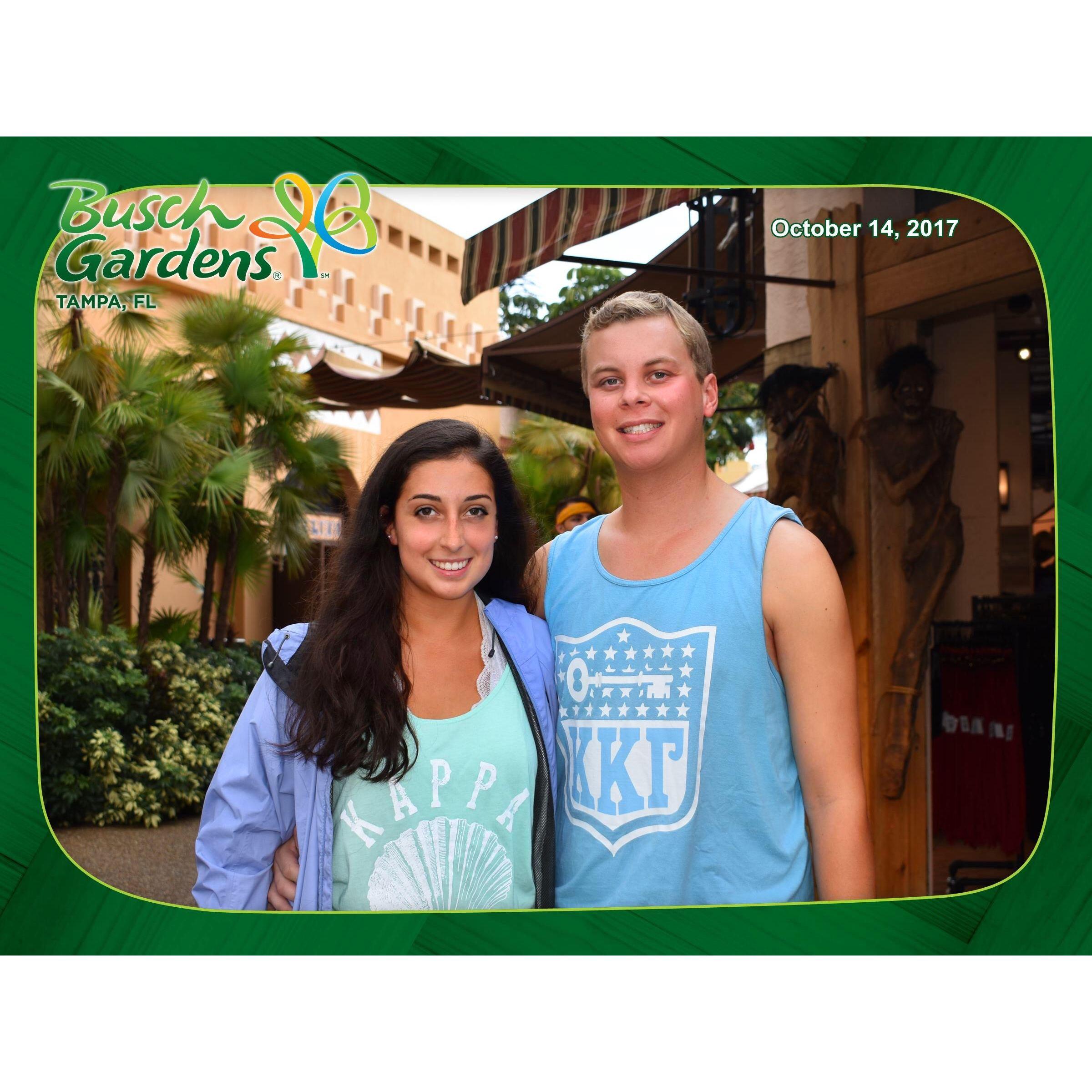 Busch Gardens Tampa, Fall Break 2017 (Busch Gardens Williamsburg is better :)).