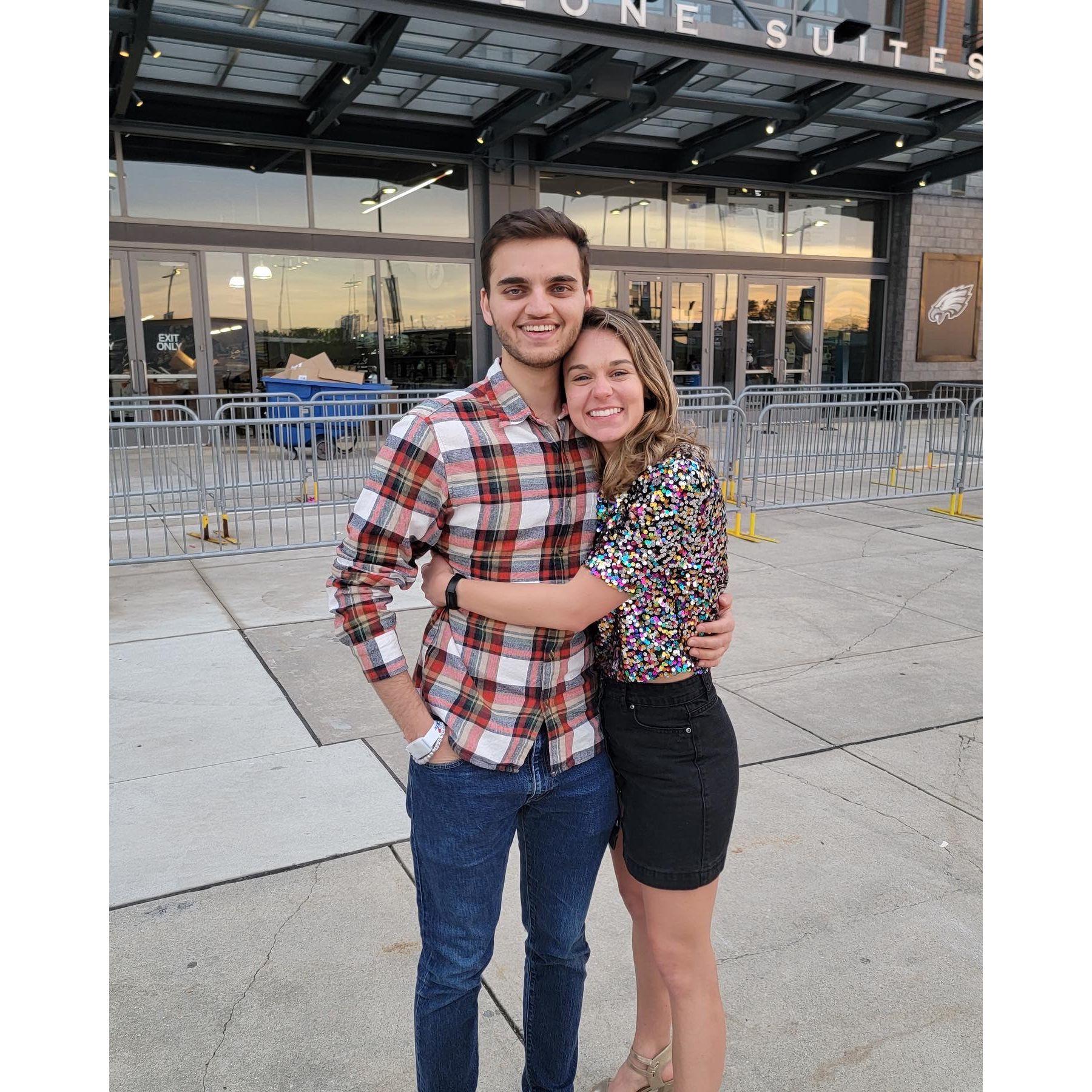 At the Taylor Swift concert in Philly!