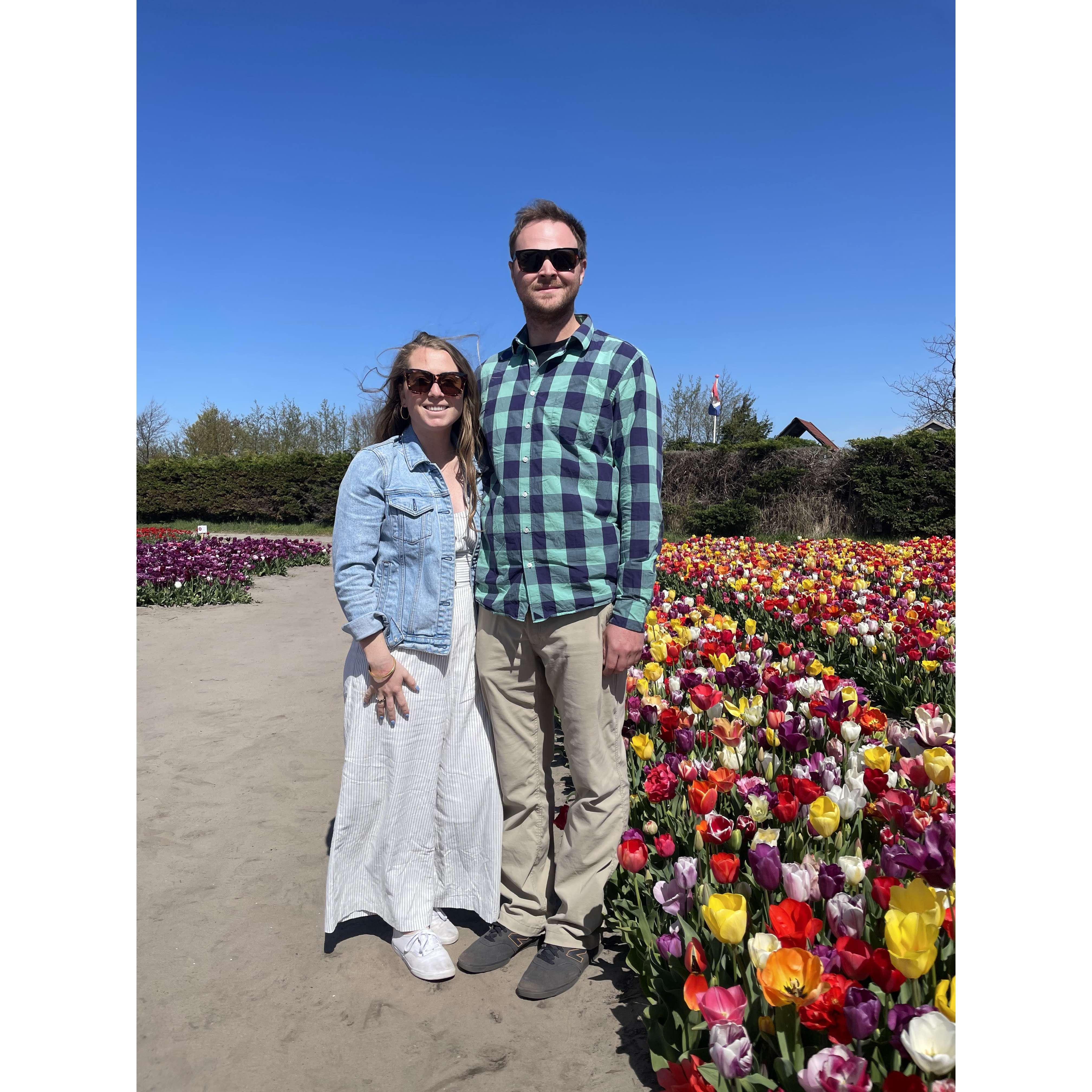 The photo before Brian proposed!