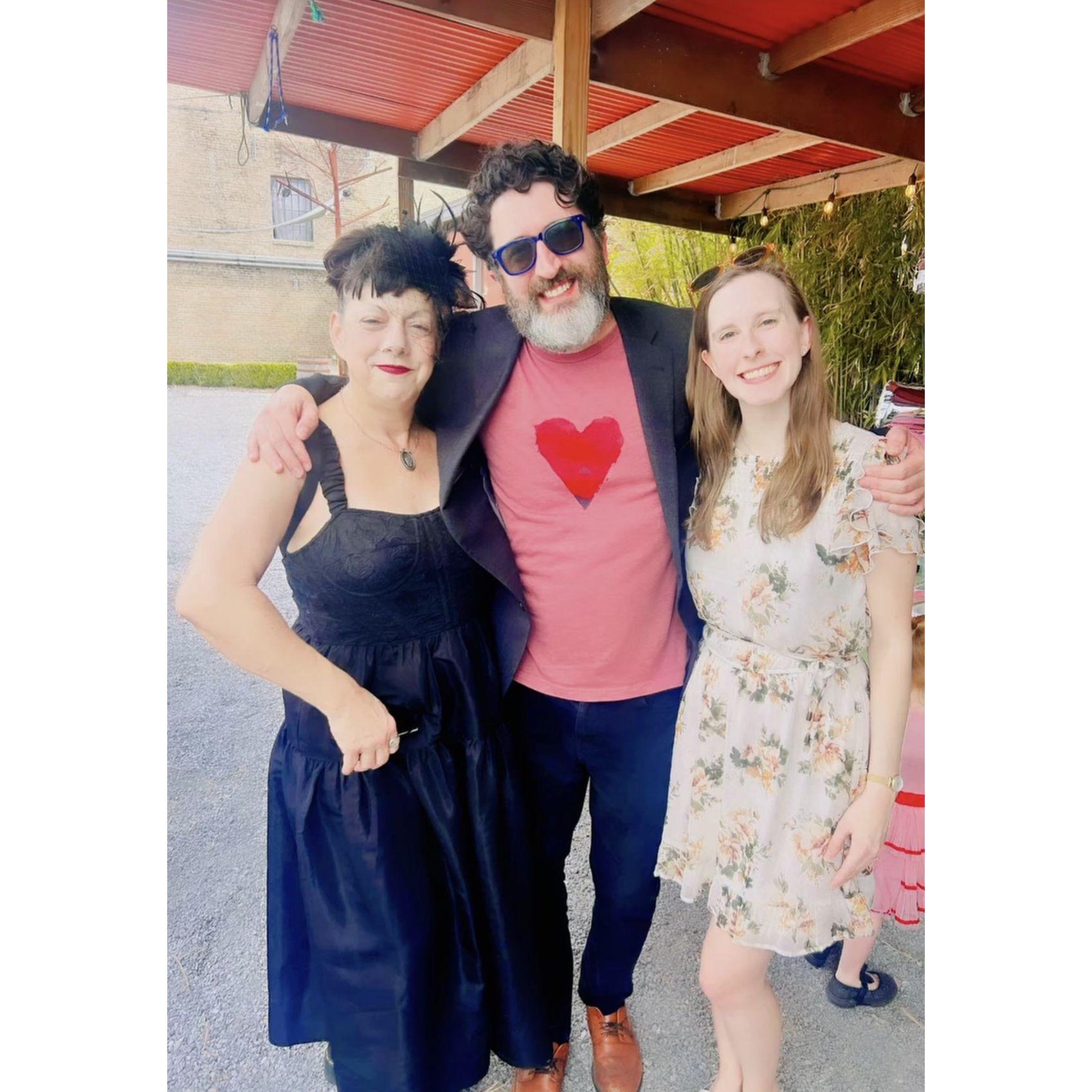 Our engagement party in March 2025.