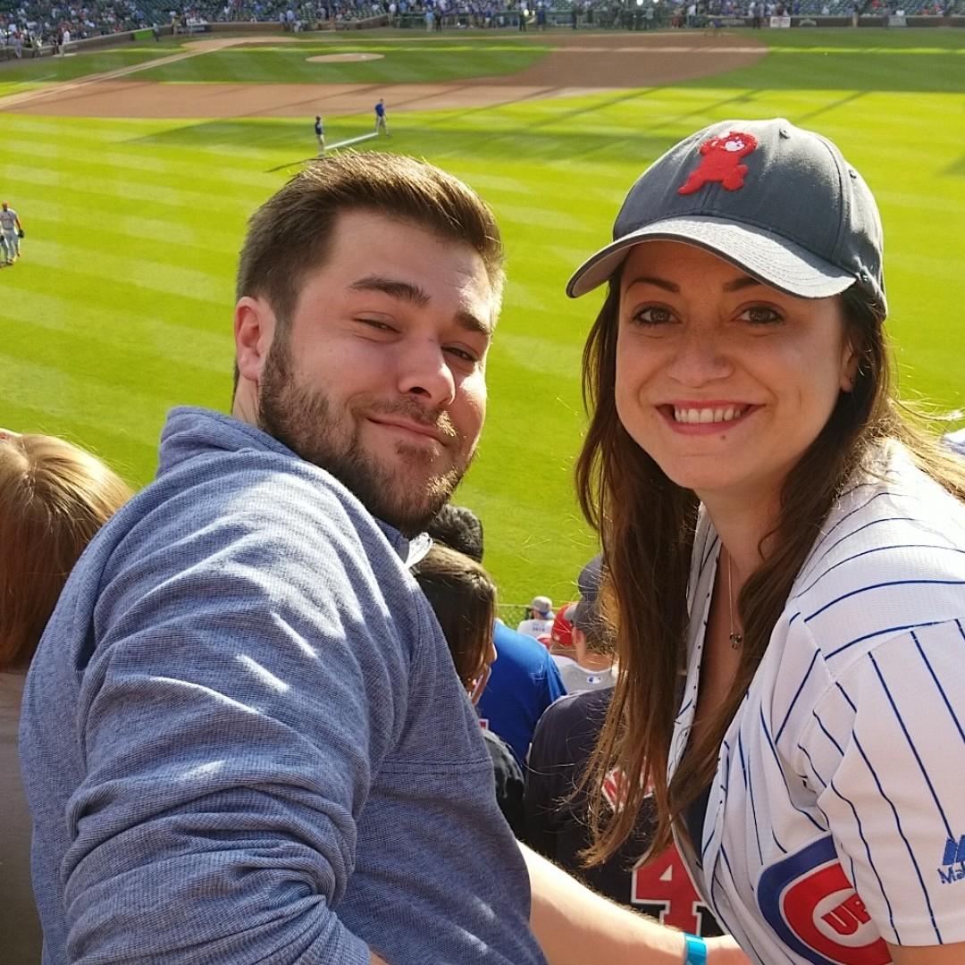 Fun fact- the Cubs won the world series the year we met!
