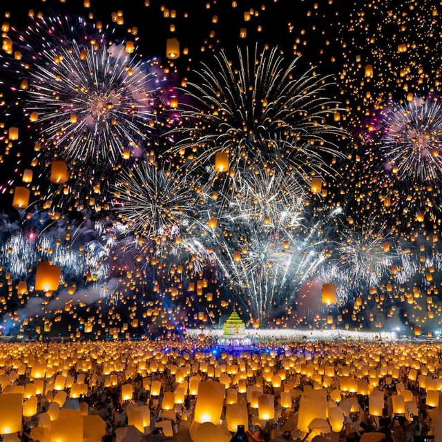 Tickets for us to go to the Lantern Festival in Chiang Mai ✨