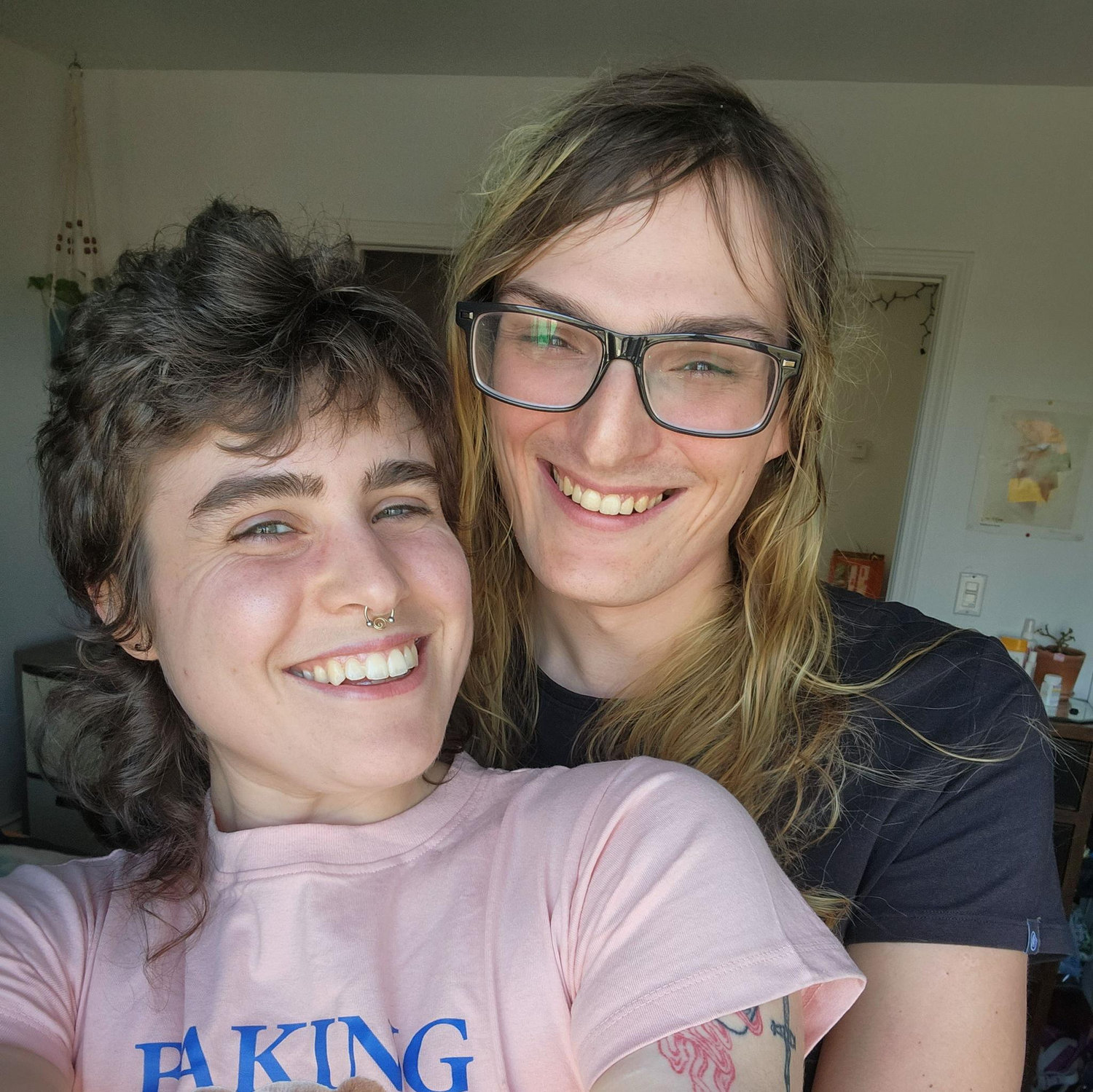 The photo that got us accepted to do a Skittles Pride ad because we are so cute