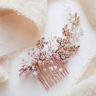 Jasmine Floral Comb
