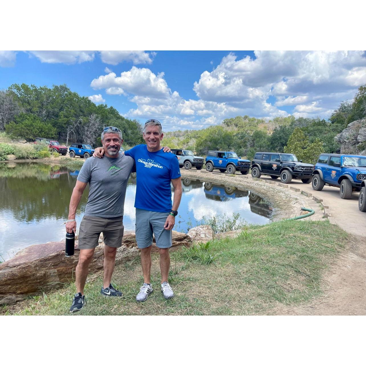 An amazing day at Ford's BRONCO OFF-ROADEO in the hill country west of Austin TX