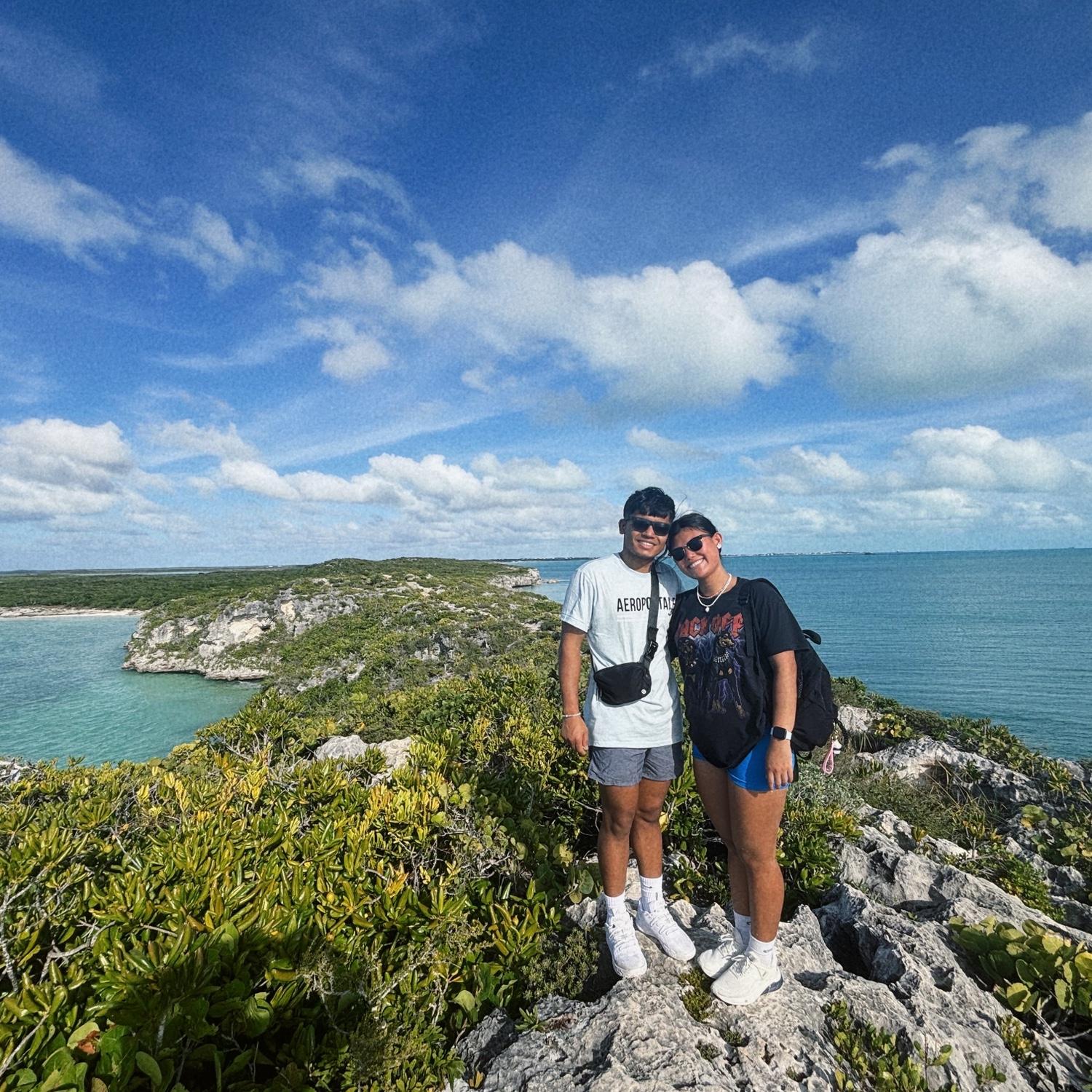 Our first trip together to Turks and Caicos!