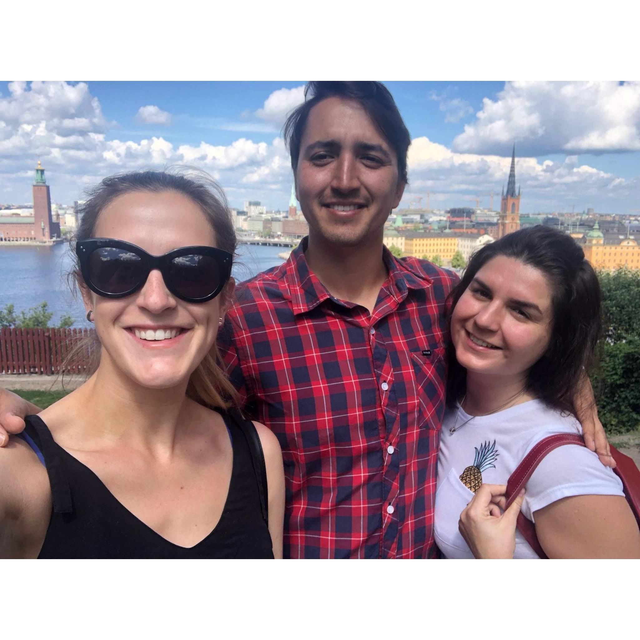 We met Jason's older sister, Irina, in Sweden!
