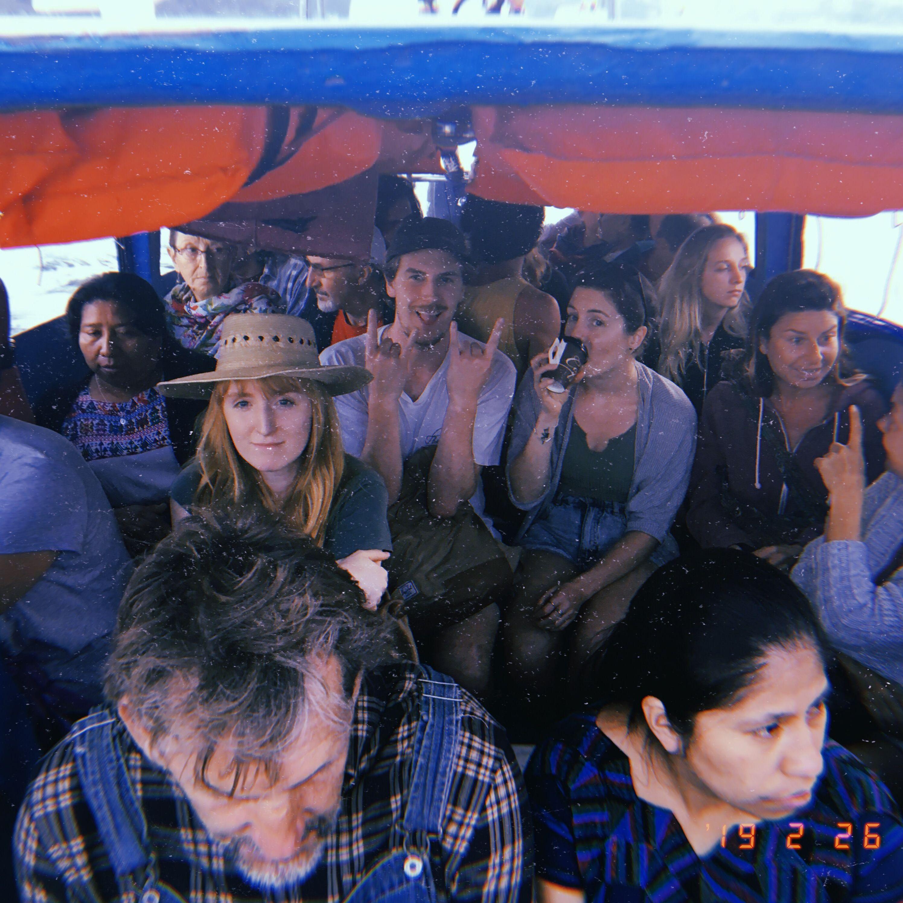 The ferry boat on Lake Atitlan