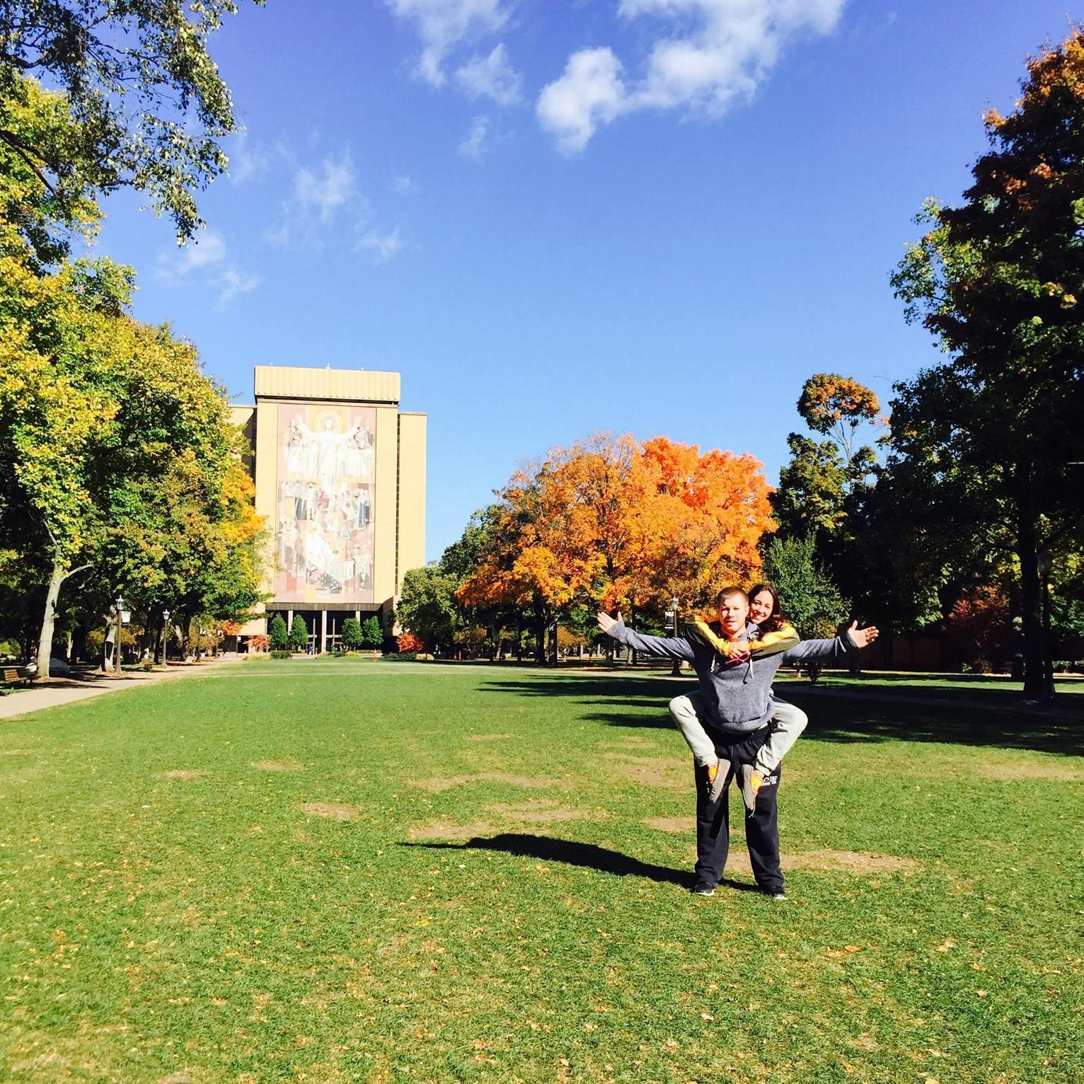 Enjoying Notre Dame
