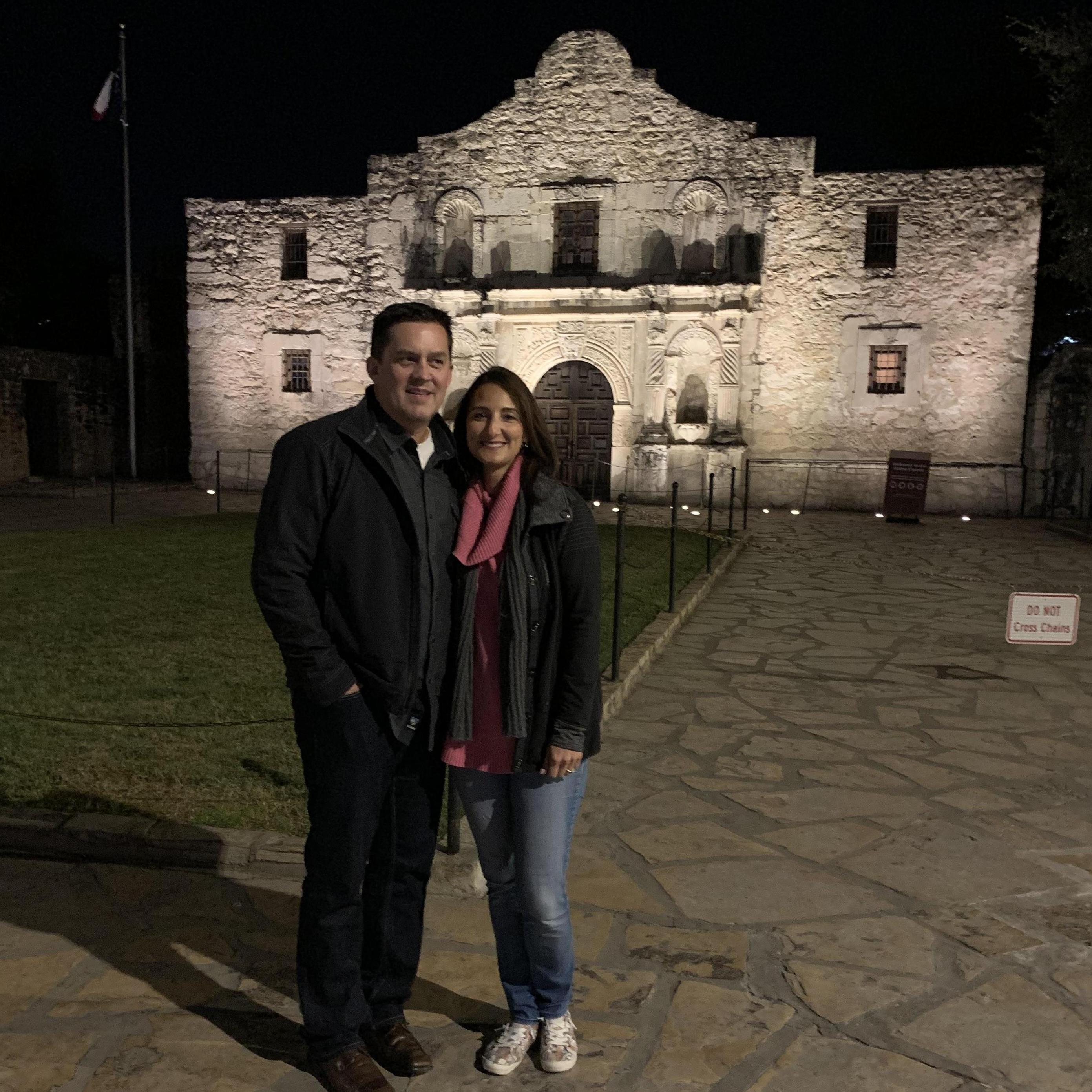 Alamo and the River Walk, San Antonio TX 2019