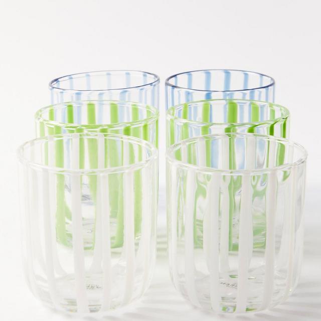 The Conran ShopSet of six Line glass tumblers