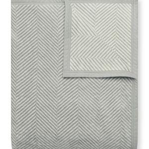 Herringbone Light Grey Blanket - Family Size