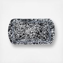 Fuente Ovalada Grande Crow Canyon - Esmalte Gris Mármol, Apta Para Horno, Lavavajillas Y Congelador