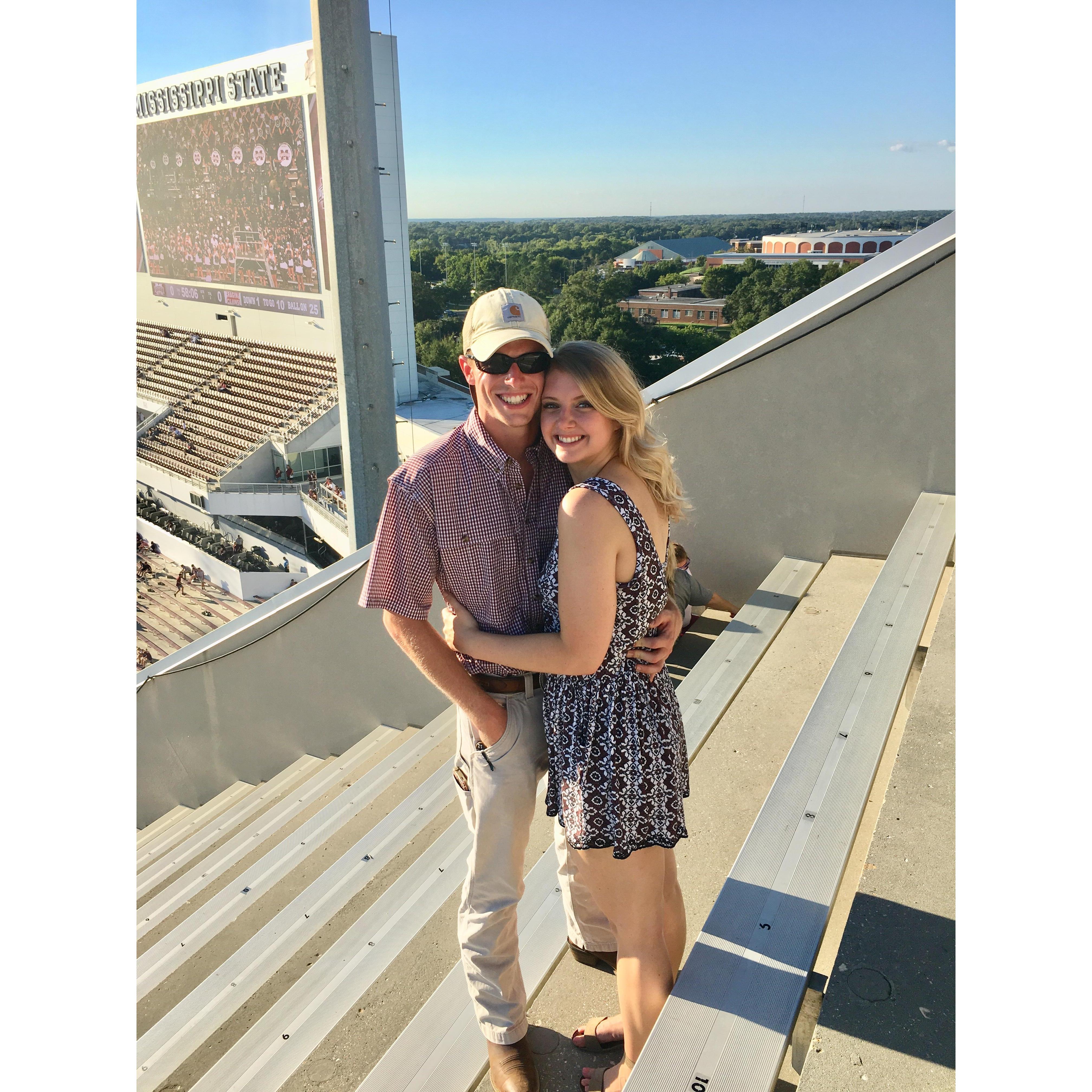 First Mississippi State game together (Sept. 2018)!