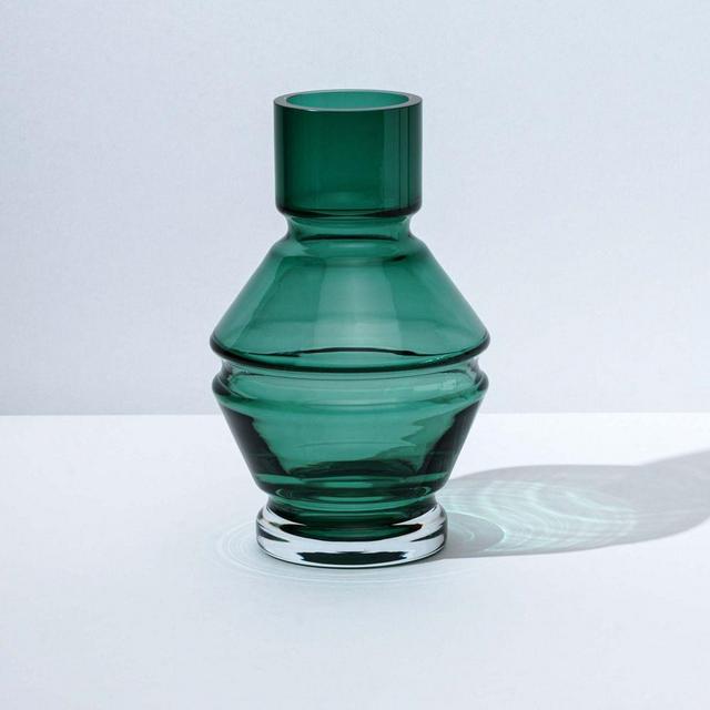 MoMA Raawii Relae Glass Vase, Small, Bristol Green