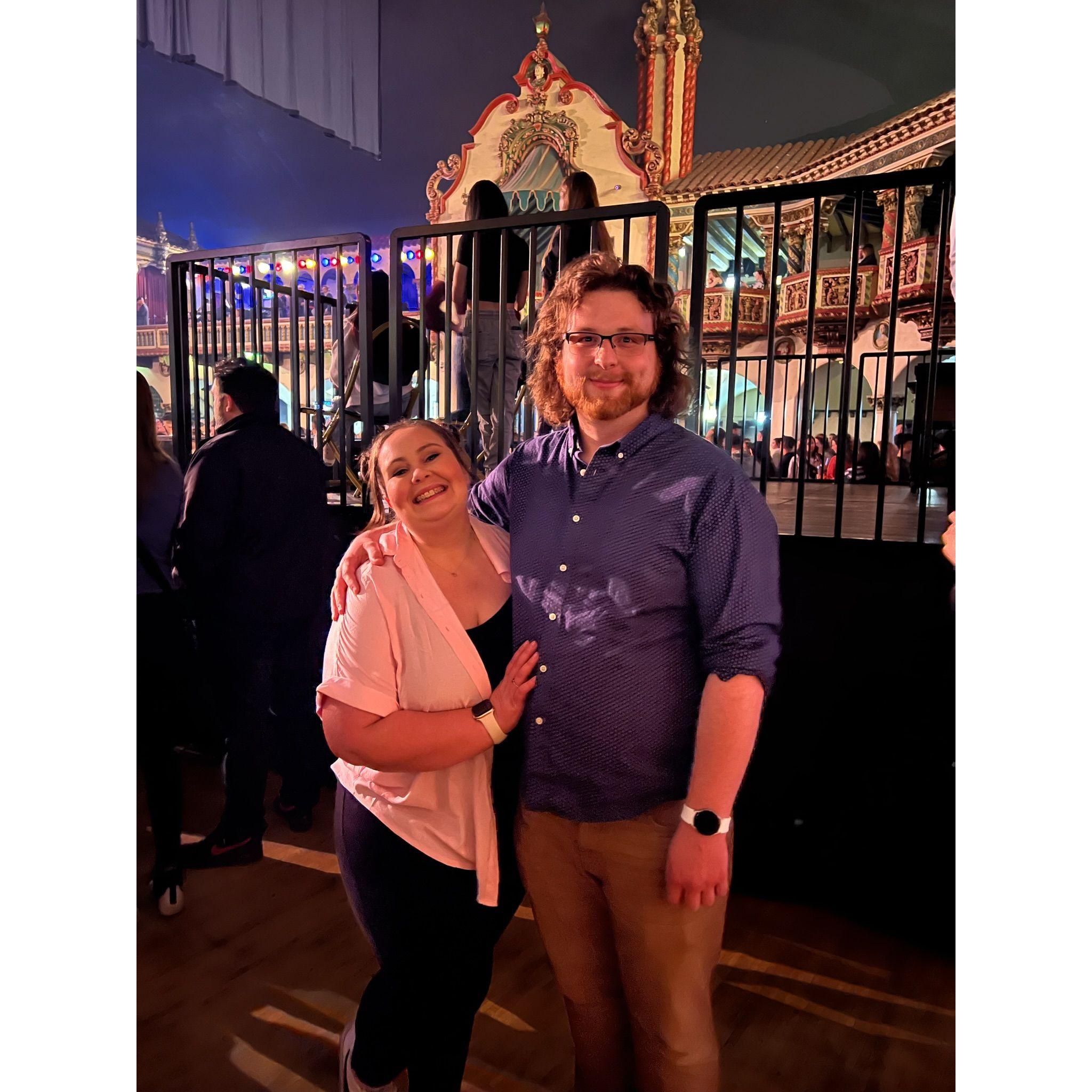 Our first concert together, Lewis Capaldi, in Chicago, IL.