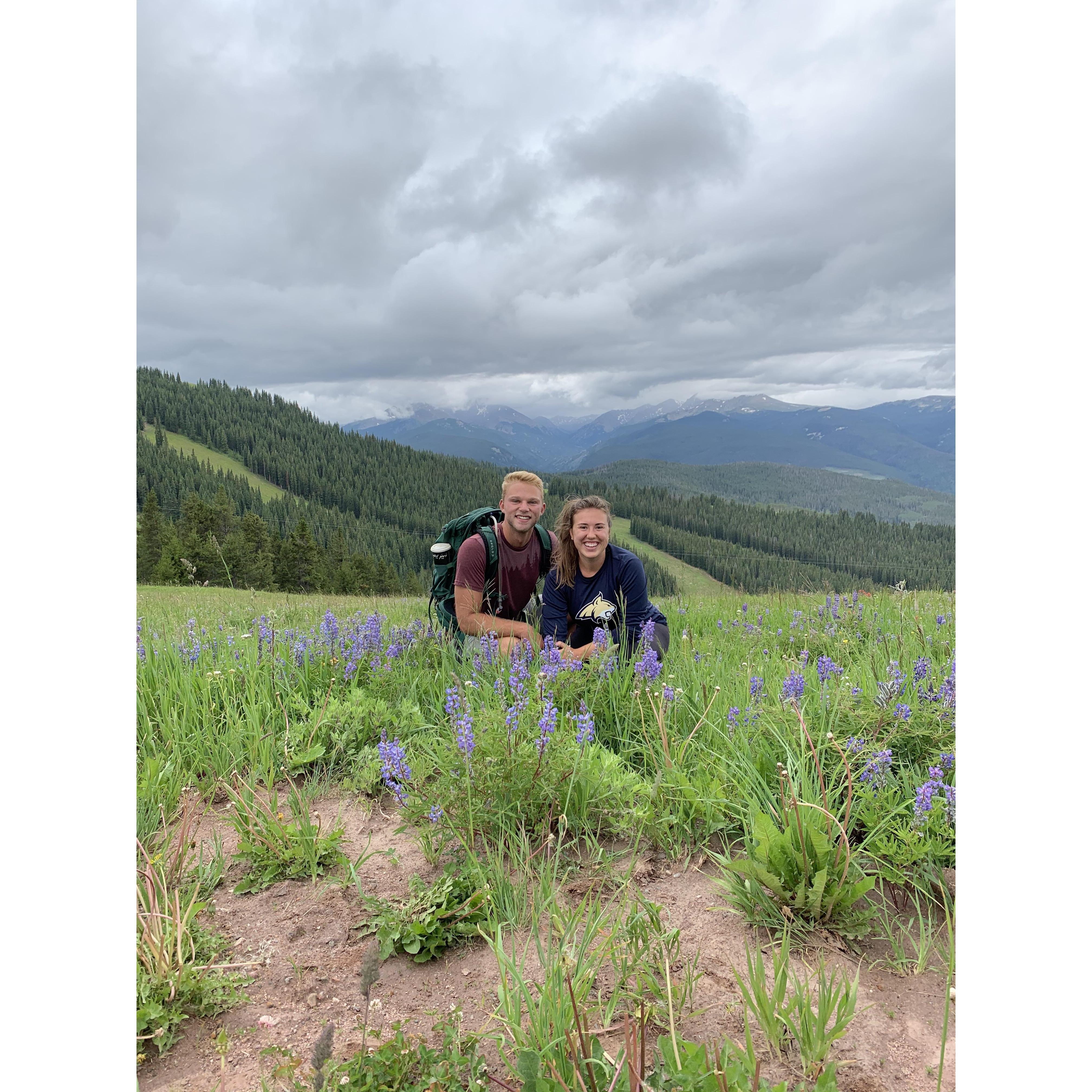 Summer hike in Vail.