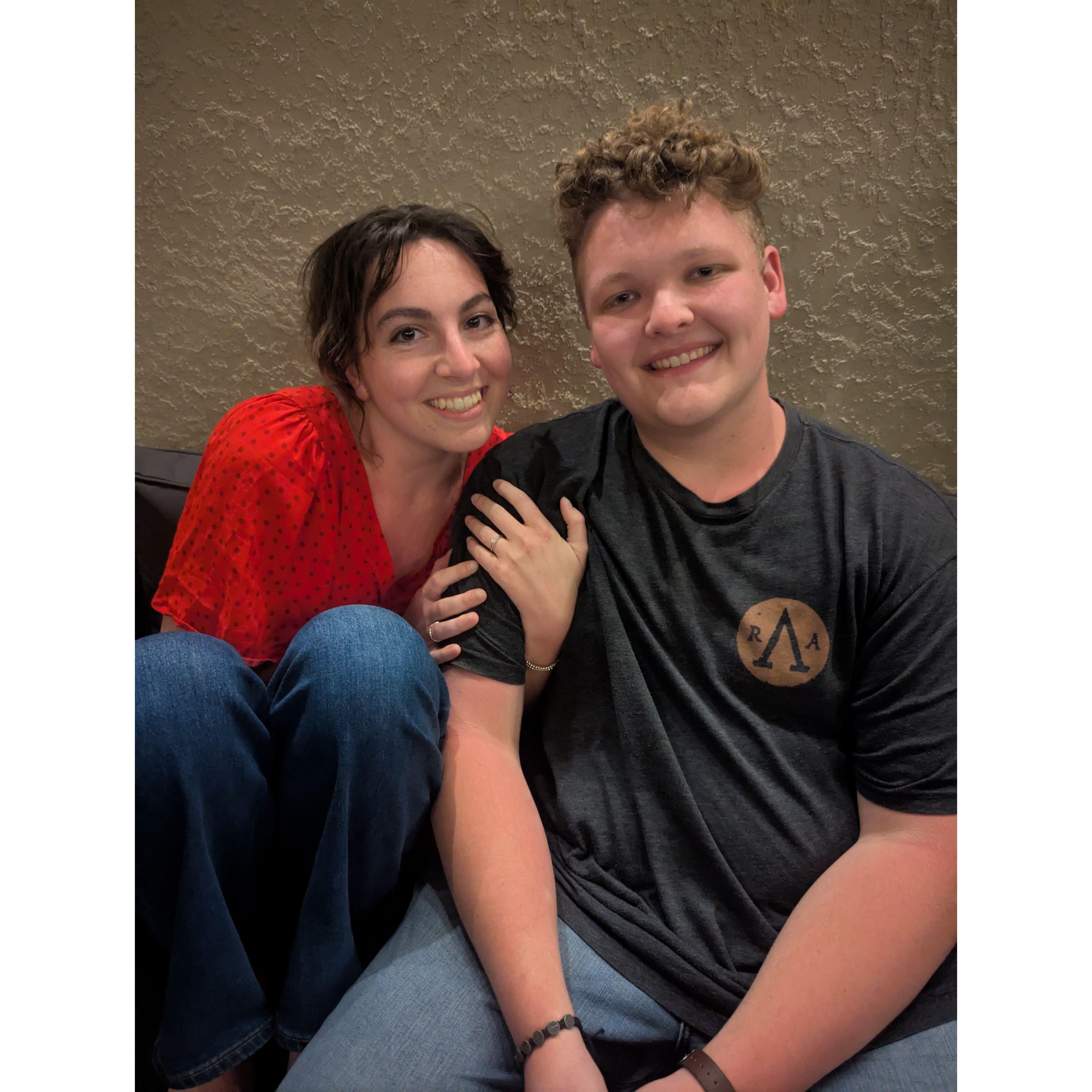 She said yes!!