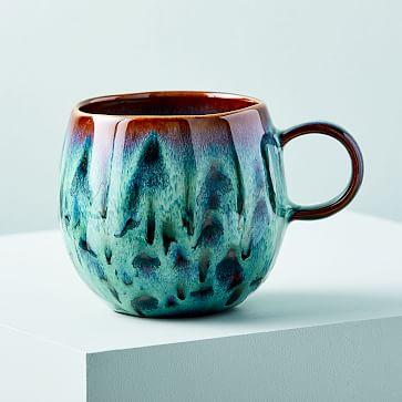 Craftsman Style Mug - Blue Dots