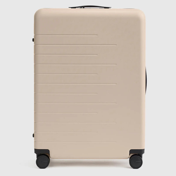 Large Check-In Suitcase - Tan