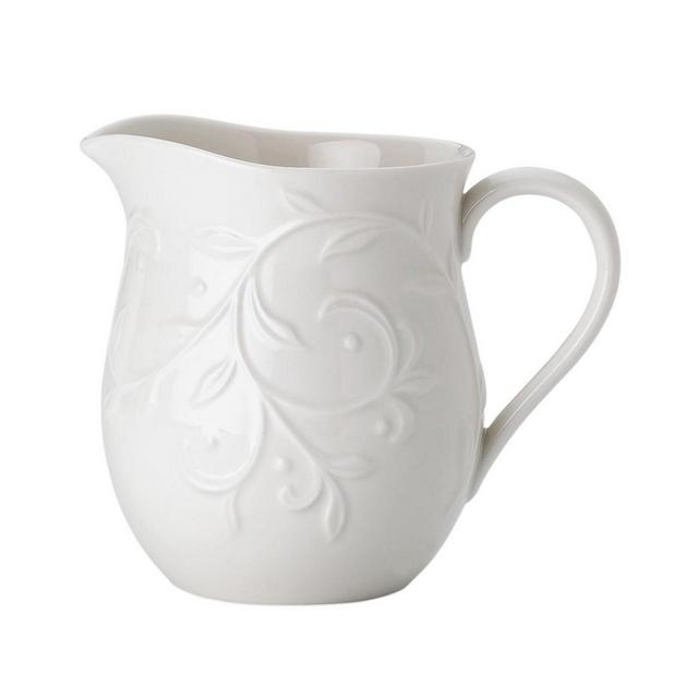 Lenox Dinnerware, Opal Innocence Carved Creamer