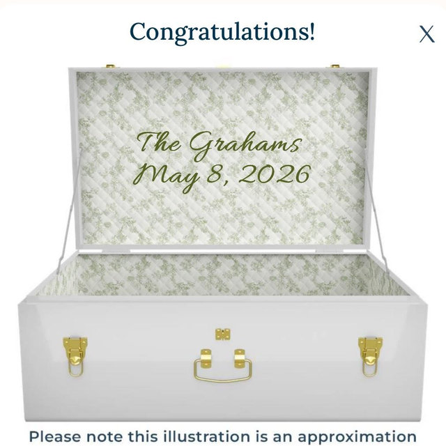 Wedding Trunk - Medium Size