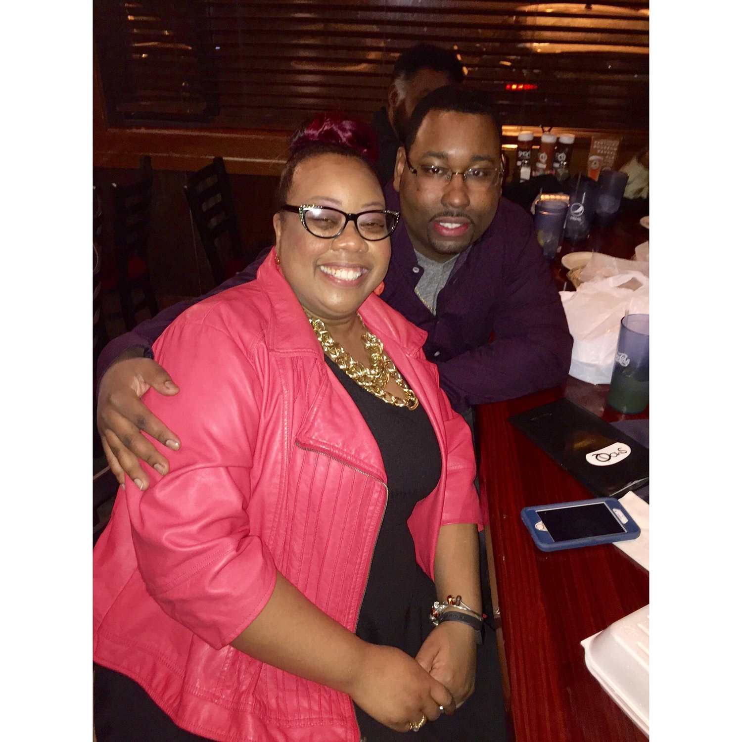 At our sister Nailah's 19th birthday Dinner in 2017