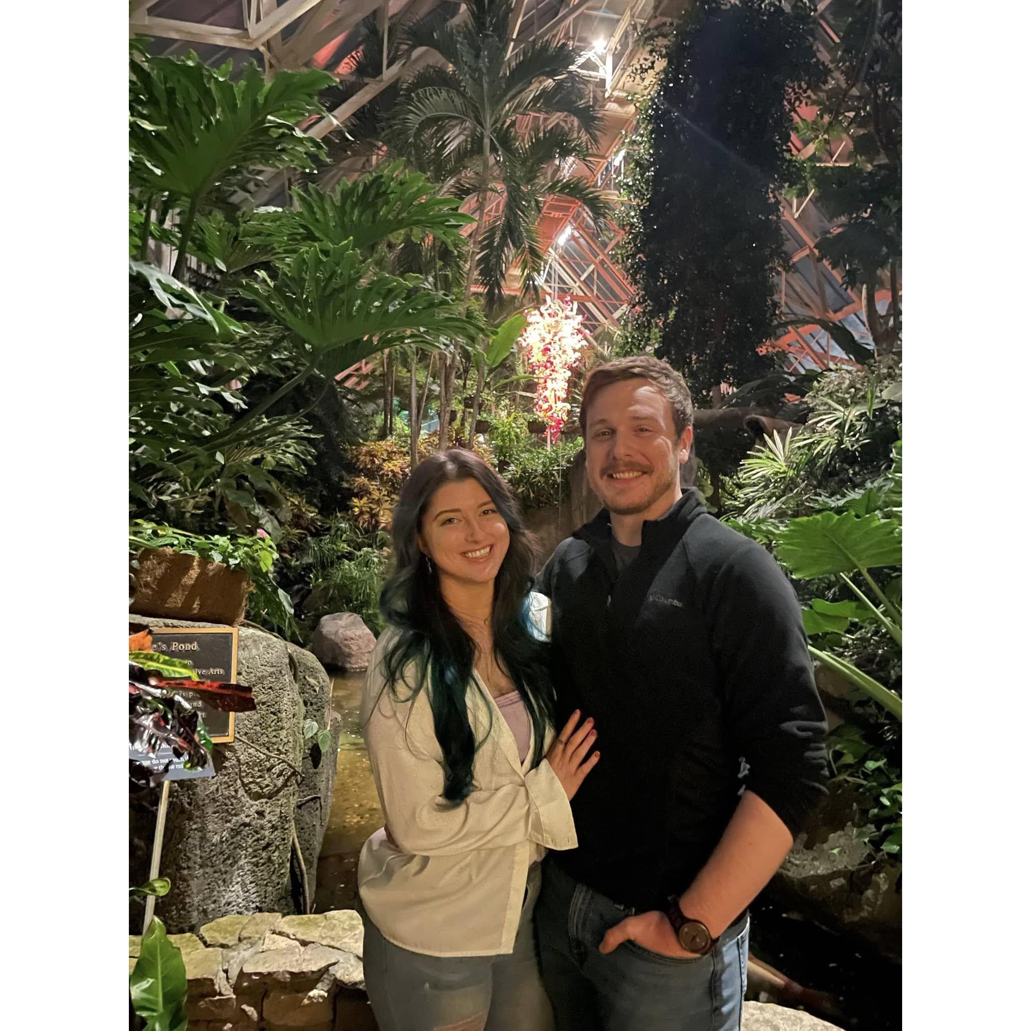Our first date