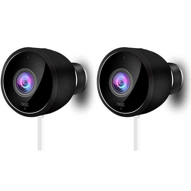 Silicone Skins Protective Case for Nest Cam Outdoor Security Camera - Protect and Camouflage Your Nest Cam Outdoor with These UV Light- and Weather Resistant Silicone Skins (2 Pack, Black)