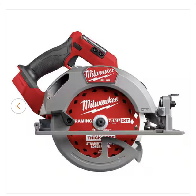 Milwaukee M18 FUEL 18V Lithium-Ion Brushless Cordless 7-1/4 in. Circular Saw (Tool-Only) 2834-20