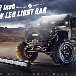 32" LED Light Bar Tri-Row Straight 27000LM 270W with Wiring Harness, Spot Flood Combo Beam Off Road Driving Lights for Trucks Jeep Wrangler UTV Boats Fishing Hunting, 2 Year Warranty