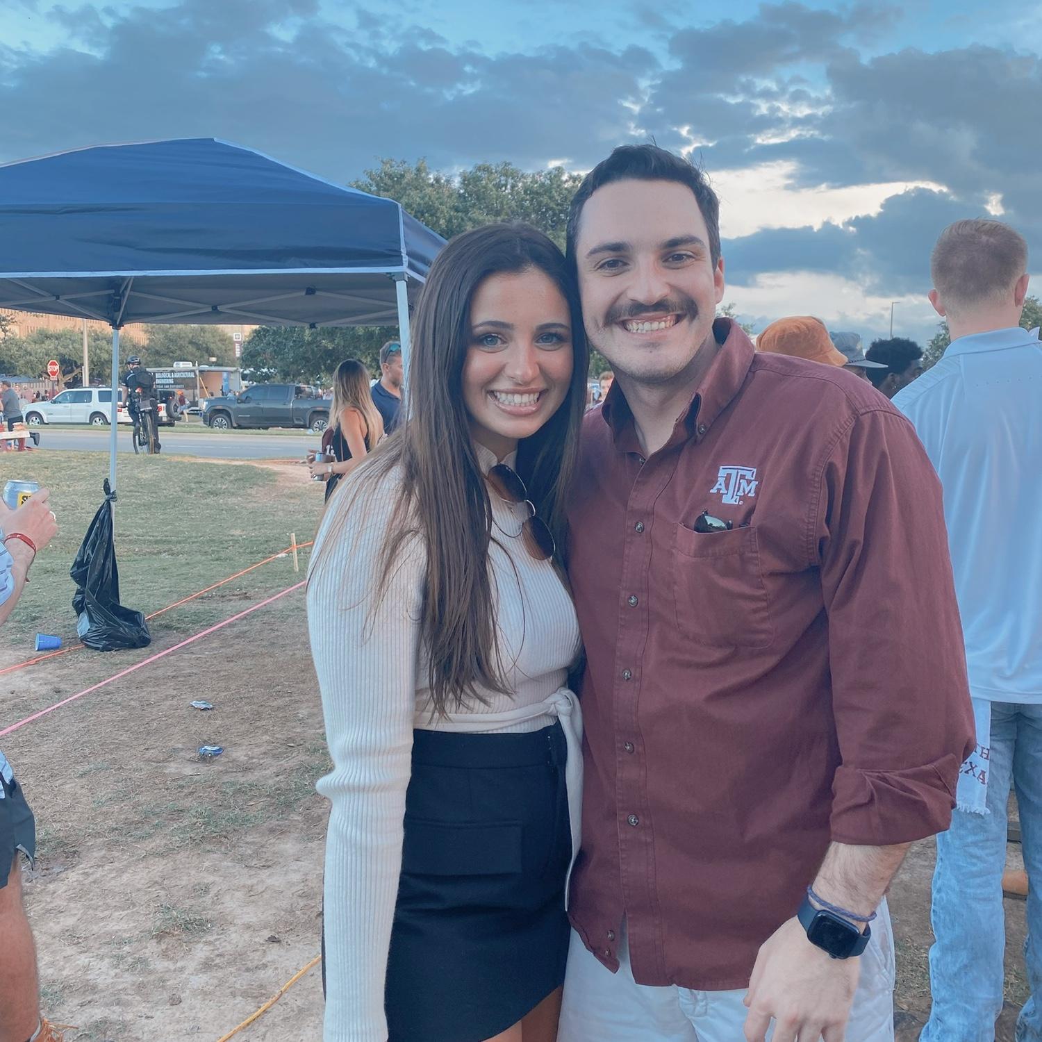 Our first Aggie game together