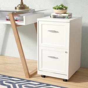 Gigi 2 Drawer Mobile File Cabinet