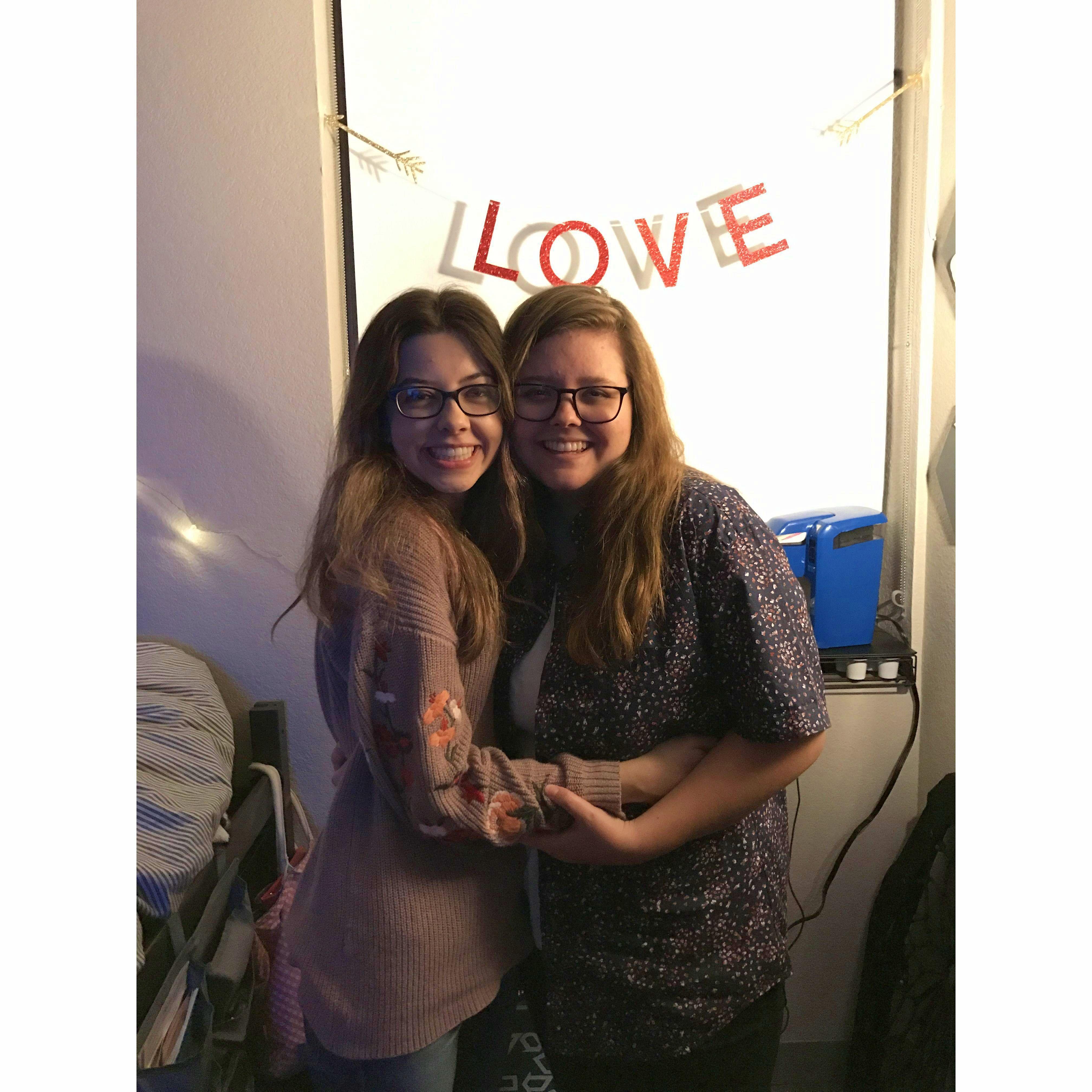 Valentine's Day in the dorms