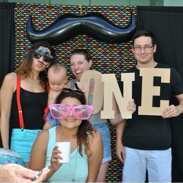 Celebrating MJ's first birthday