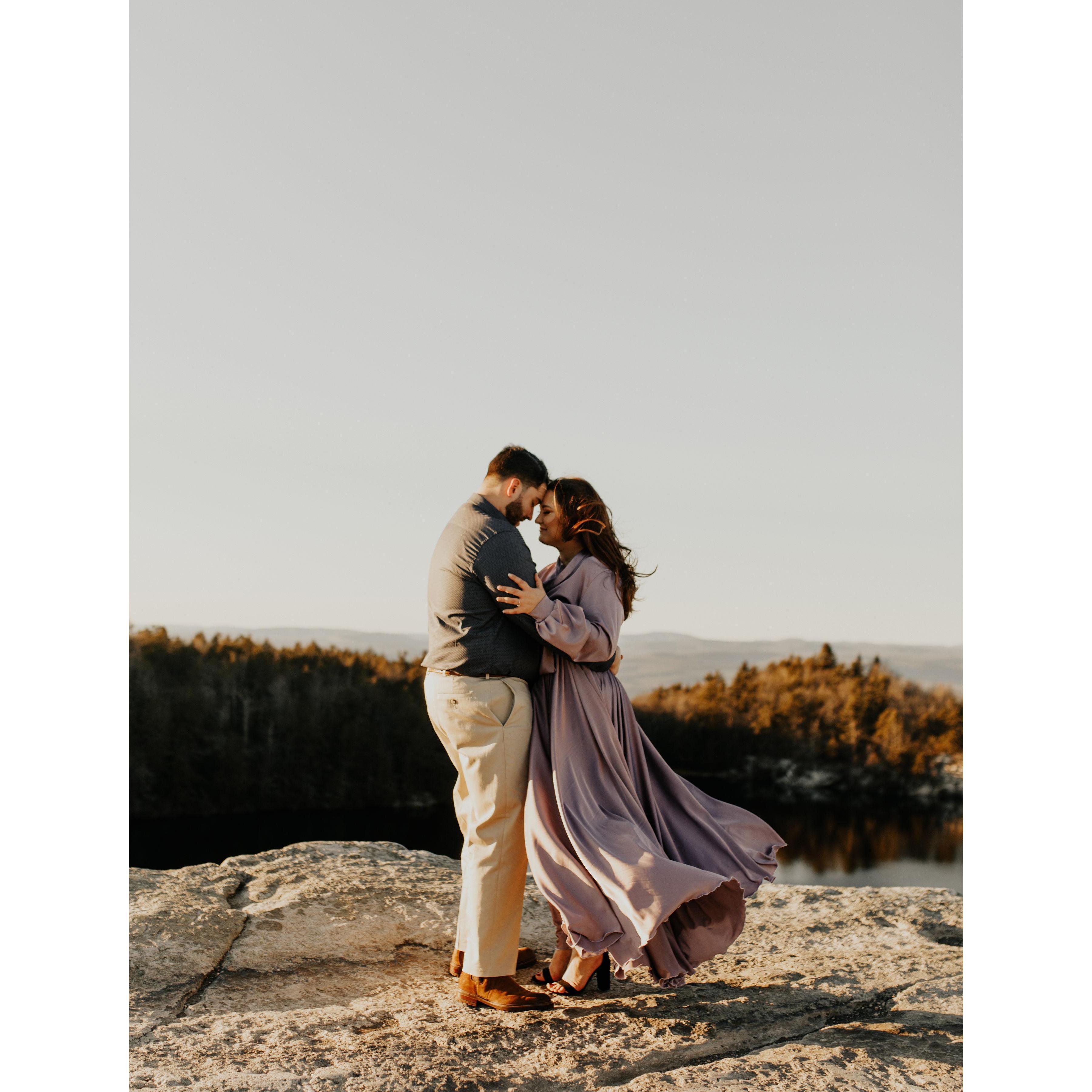 Our beautiful engagement shoot at Minnewaska State Park, NY!