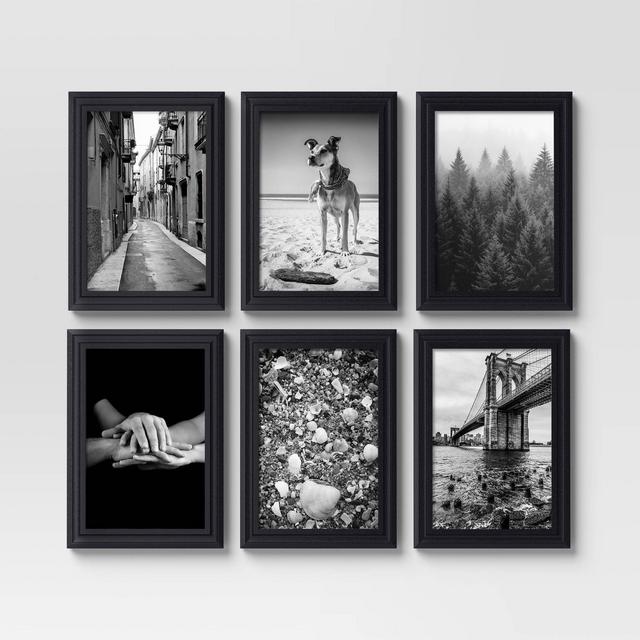 Traditional 5"x7" Picture Frames Black - Room Essentials™