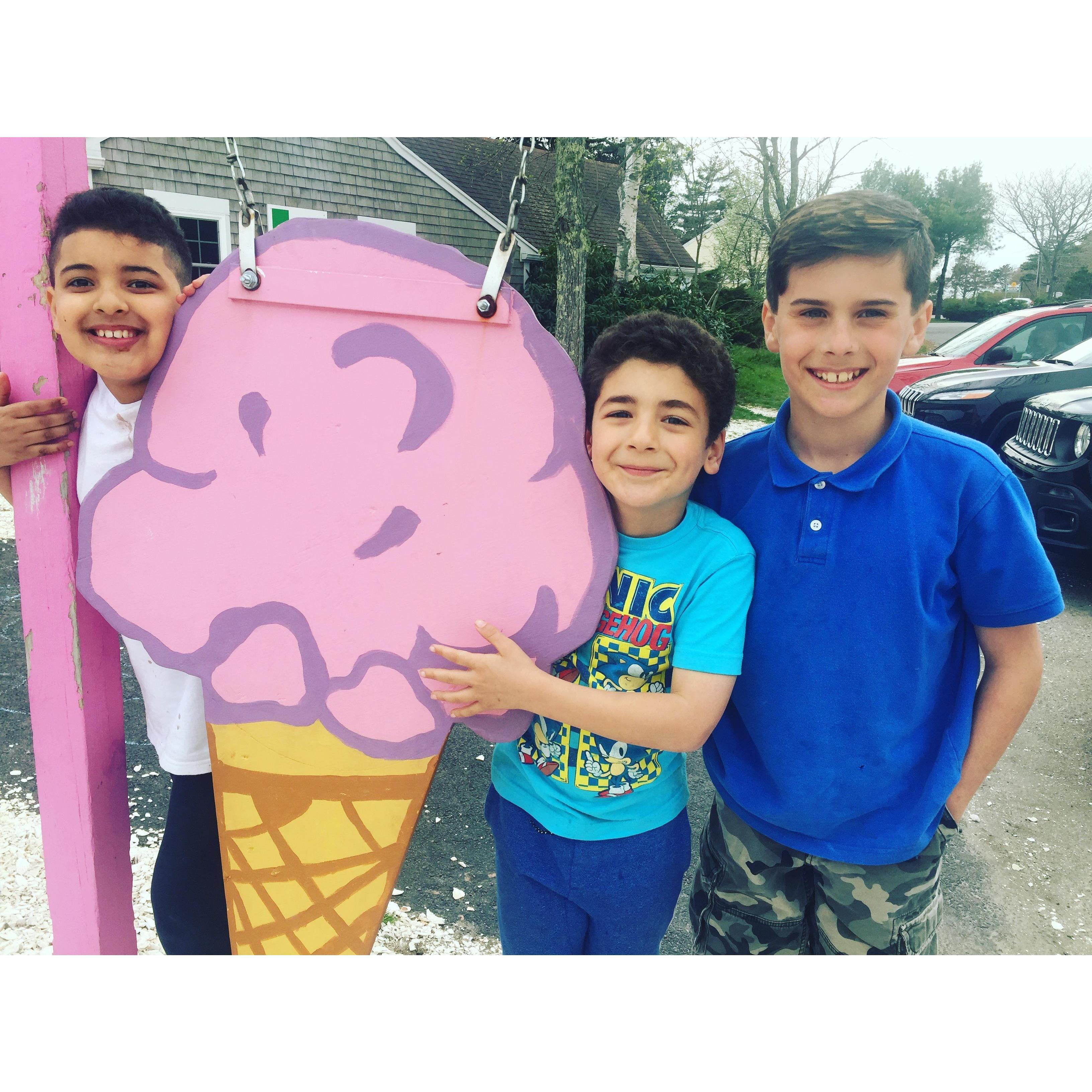 Many trips to get ice cream!