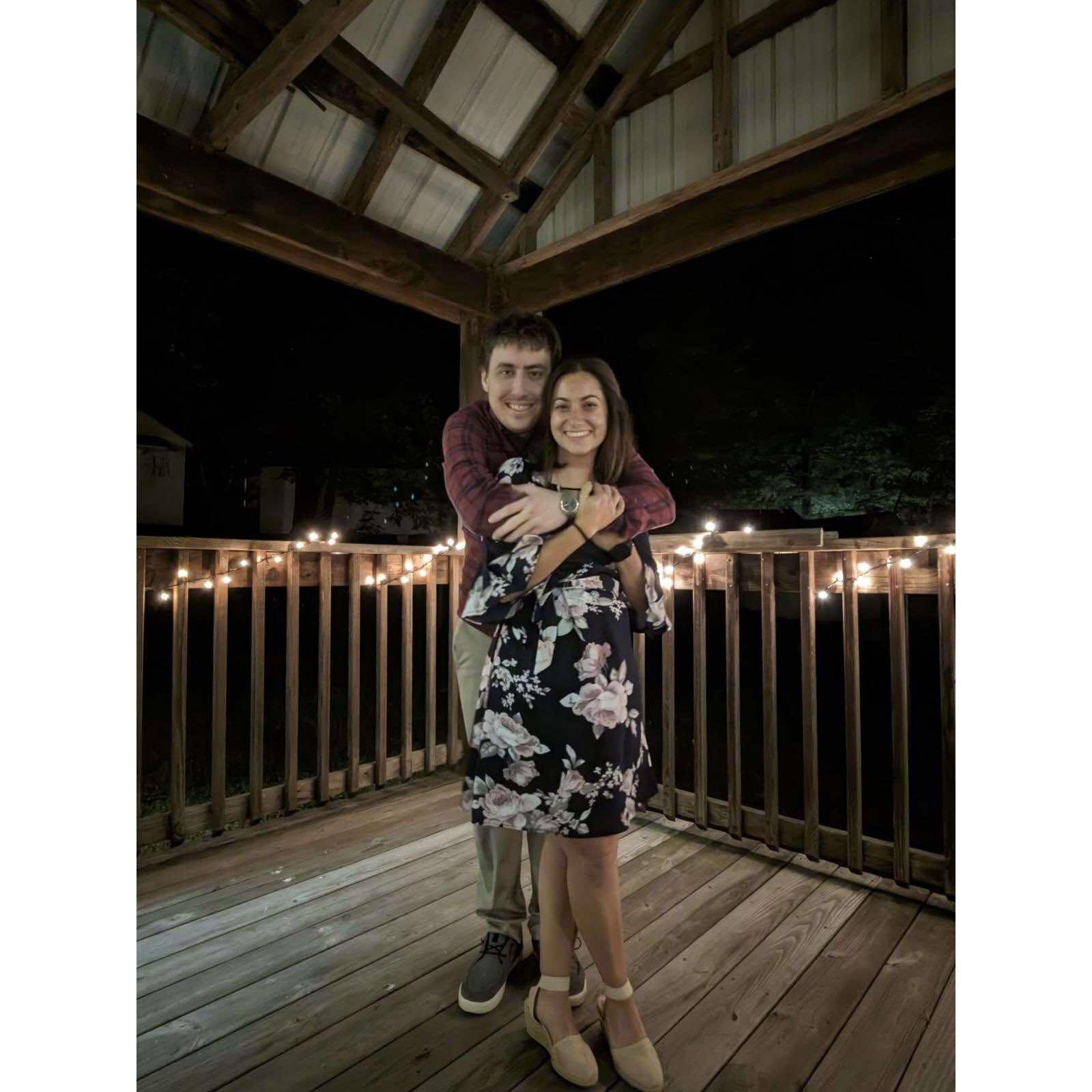 We said "I love you" for the first time right before this