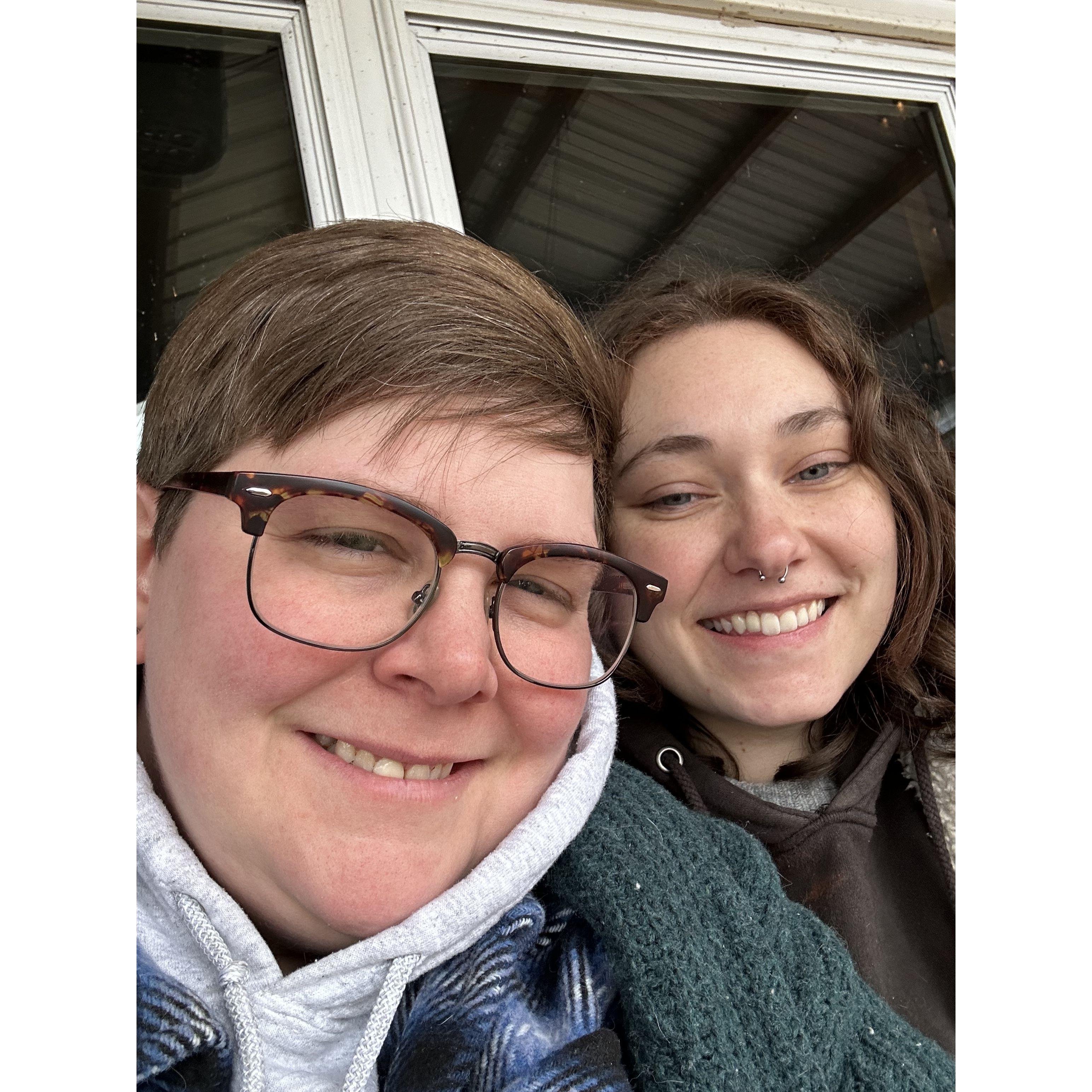 Our very first photo together!