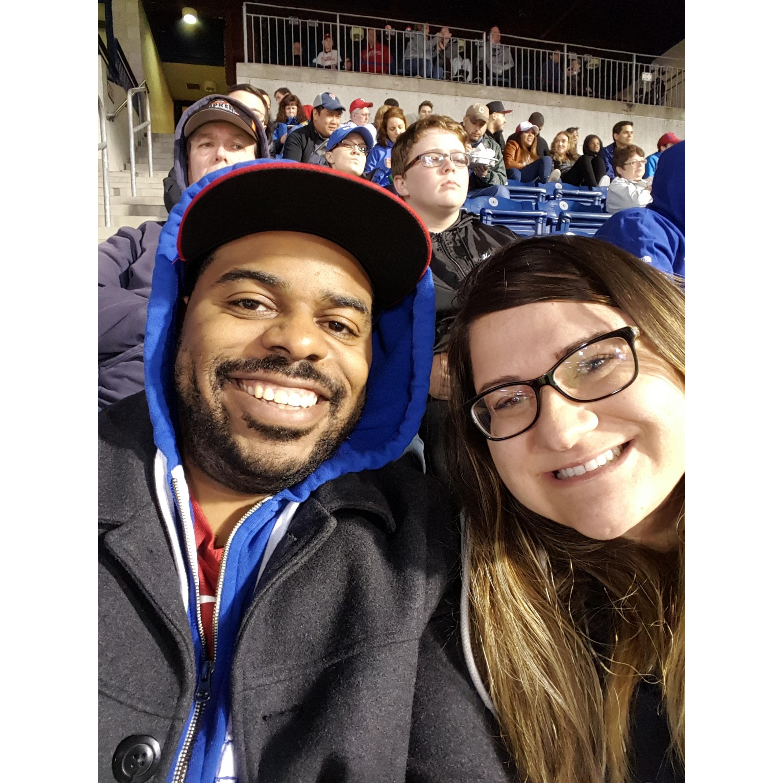 We love going to sporting events!