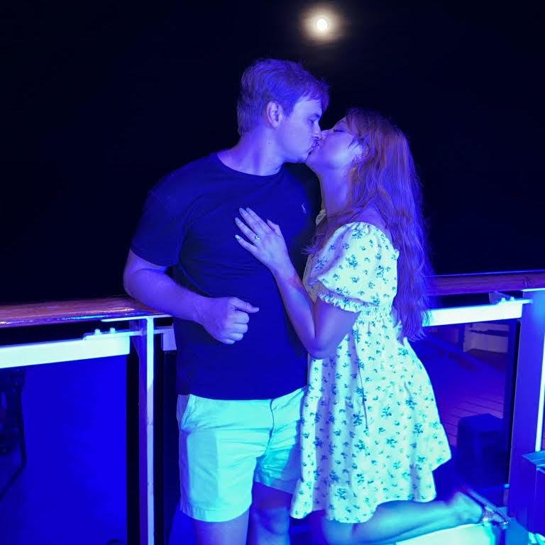 The night we got engaged!