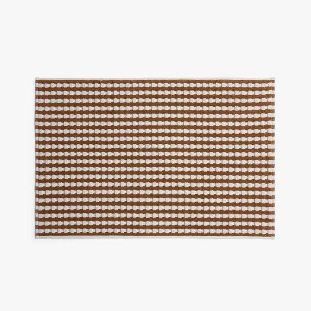 Terry Check Tub Mat Pecan - Parachute for Target