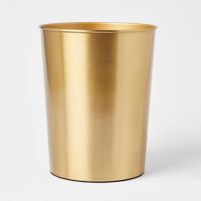 Antique Wastebasket Brass - Threshold™