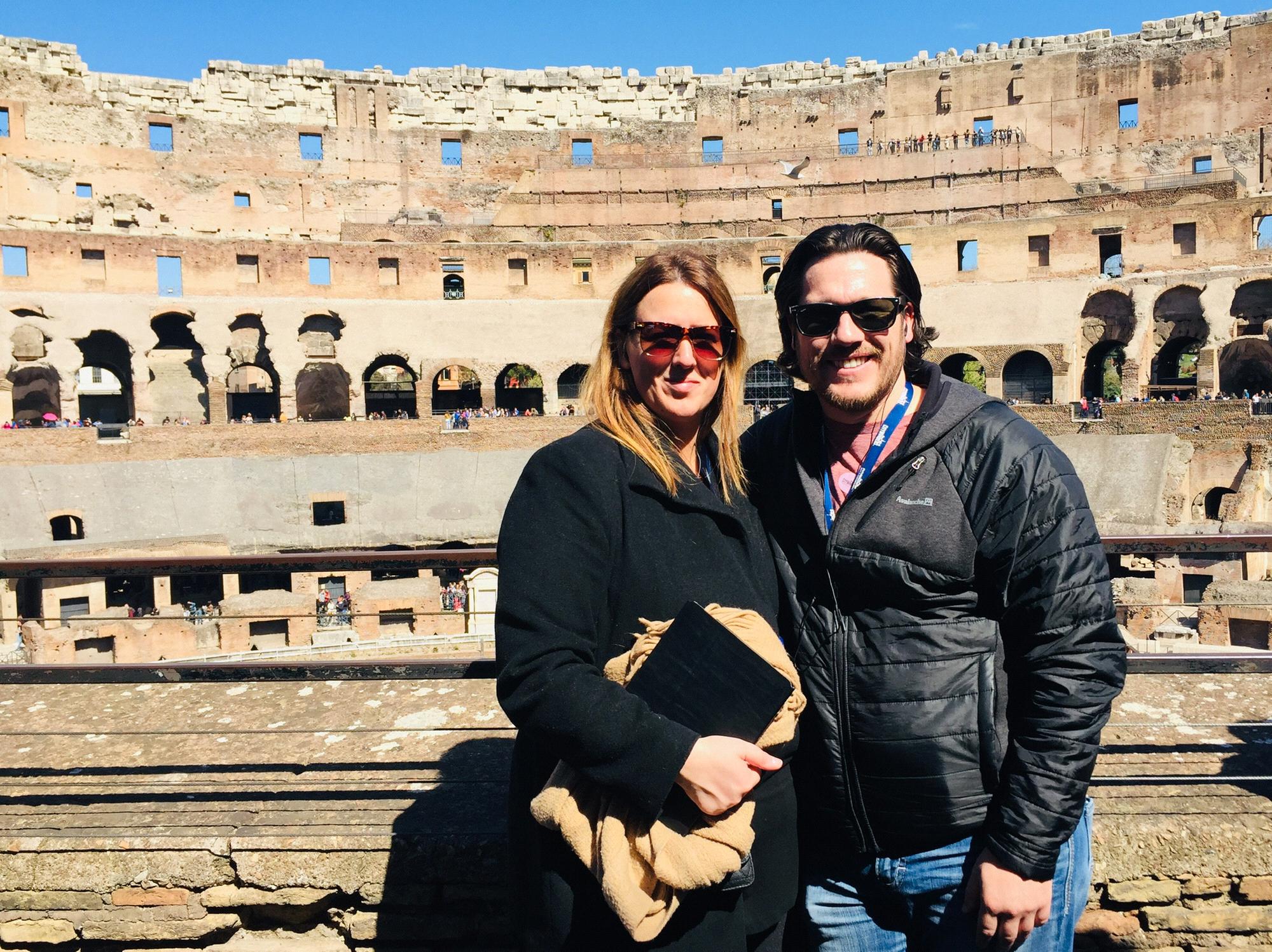 Inside the Colosseum, 2019.